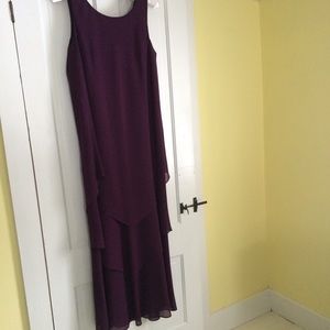 Plum gown